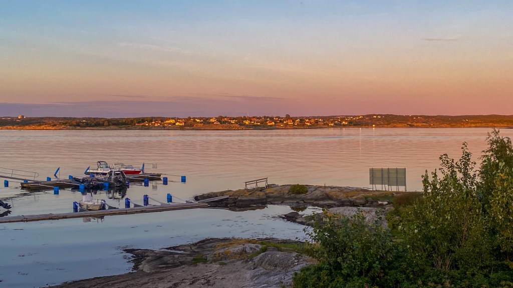 Sunset looking at Göteborg